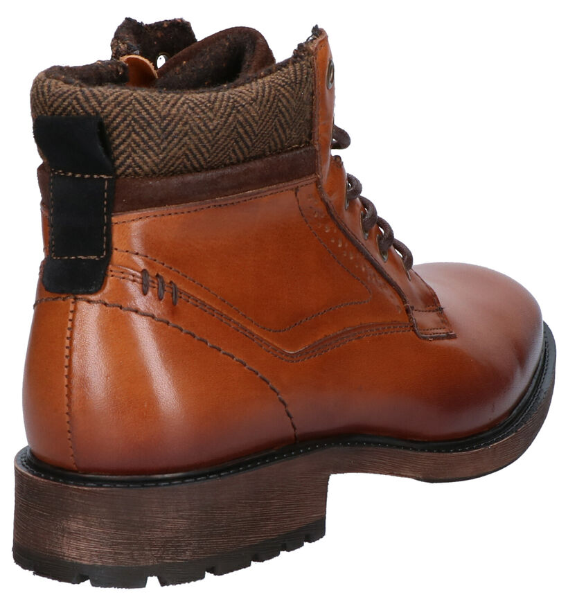 Borgo Sport Gotland Cognac Boots in leer (254840)