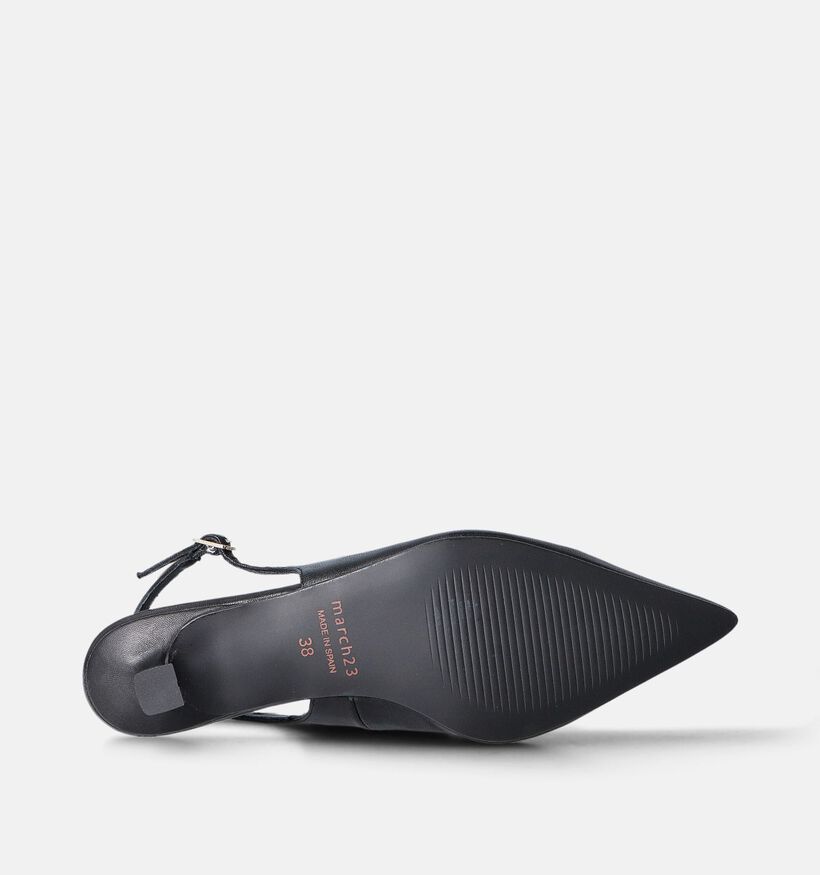 March23 Joey Escarpins Slingback en Noir pour femmes (355972)