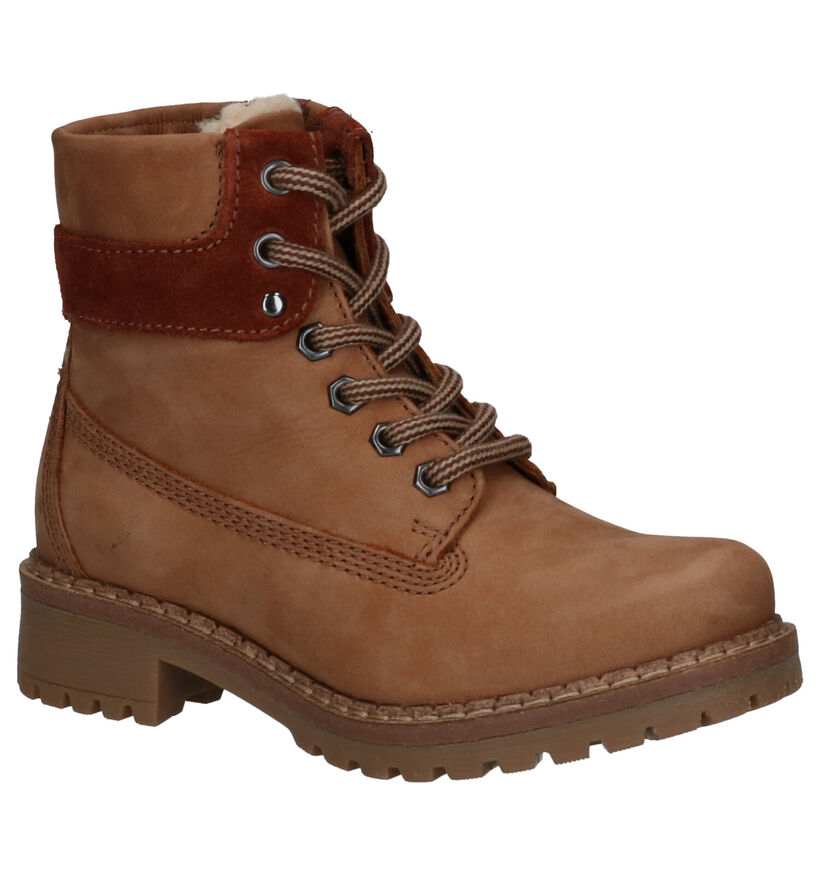 Dazzle Cognac Boots in nubuck (255173)