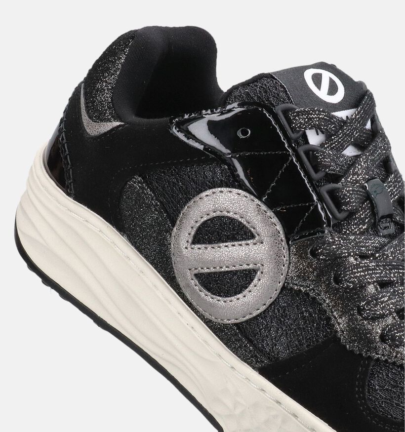 No Name Tyler Court Zwarte Sneakers voor dames (380990) - geschikt voor steunzolen
