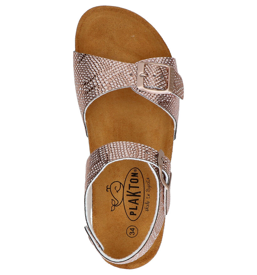 Plakton Sandales en Or rose en simili cuir (271801)