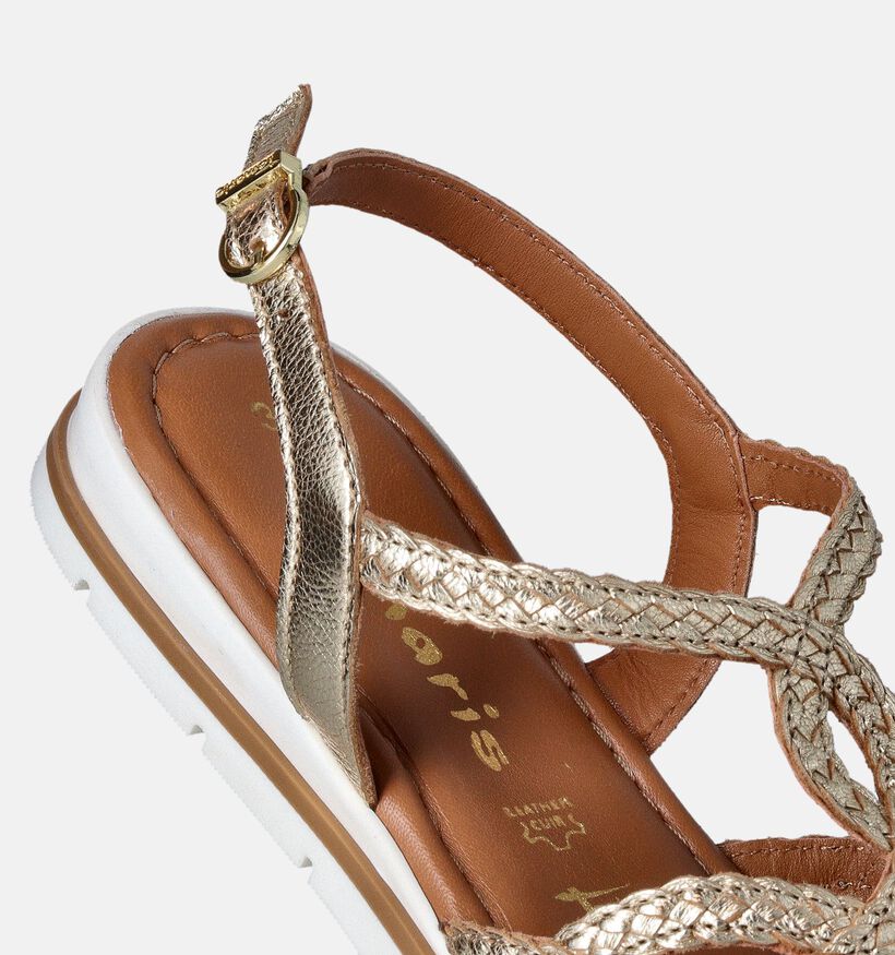 Tamaris Gouden Gevlochten Sandalen voor dames (354865)