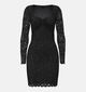 Guess Zwarte Korte Jurk met Kant voor dames (381033)