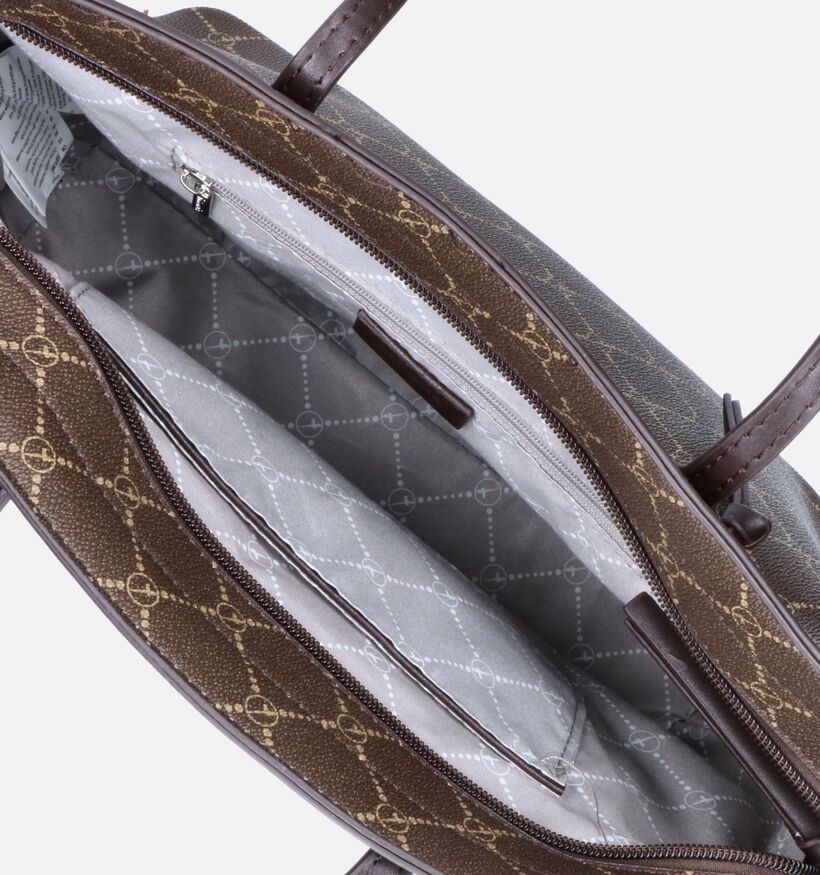 Tamaris Anastasia Classic Blauwe Shopper tas met rits voor dames (338784)