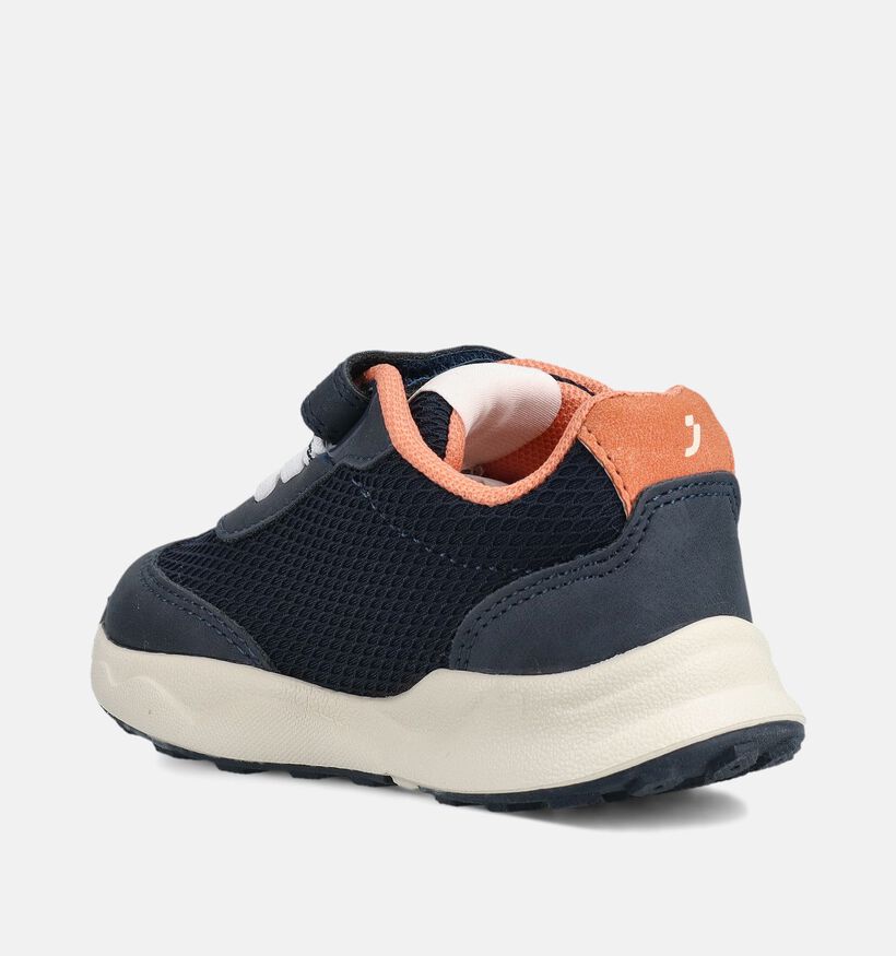 SJ Baskets en Bleu fonc&eacute;/Orange pour gar&ccedil;ons (371099) - pour semelles orthop&eacute;diques