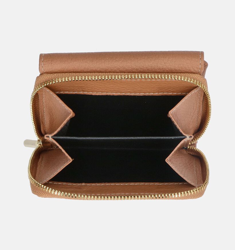 Crinkles Portefeuille en Cognac pour femmes (358112)