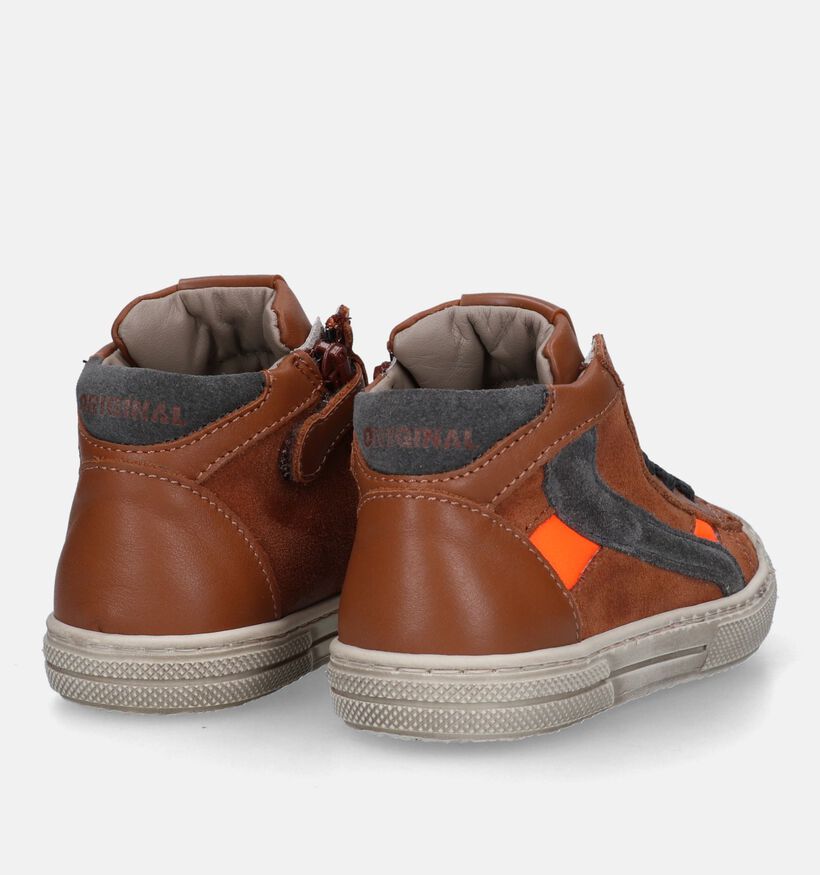 STONES and BONES Raspo Bottines en Vert pour garçons (345757) - pour semelles orthopédiques