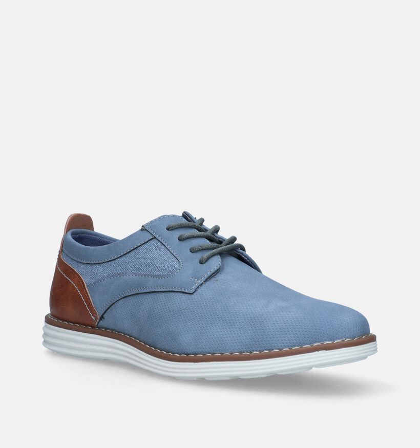 Origin Chaussures à lacets en Bleu clair pour hommes (339313)