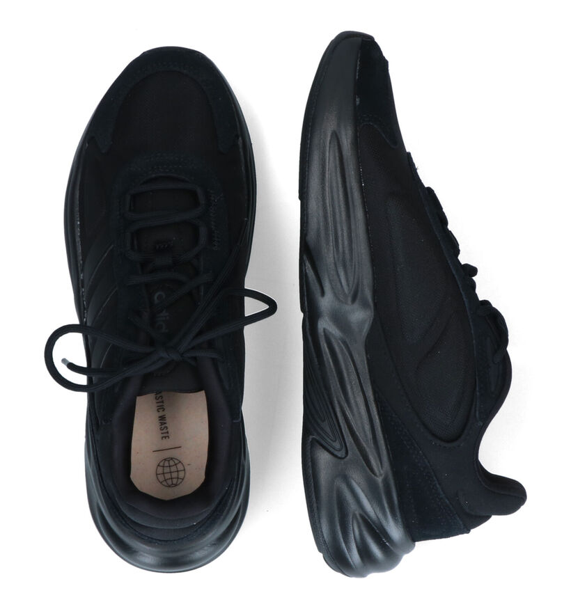 adidas Ozelle Baskets en Noir pour hommes (324935) - pour semelles orthopédiques