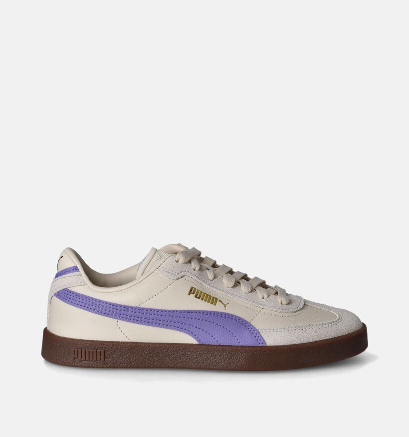 Puma Club II Era Baskets en Ecru pour filles (350389) - pour semelles orthopédiques