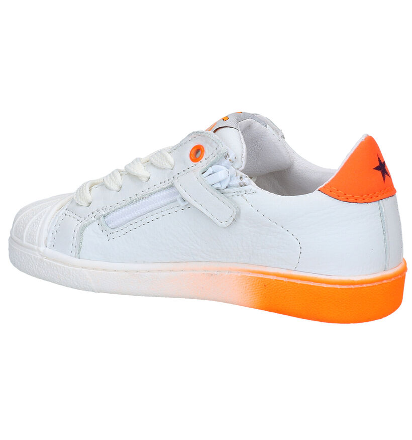 Little David Max Witte Sneakers voor jongens (289365) - geschikt voor steunzolen