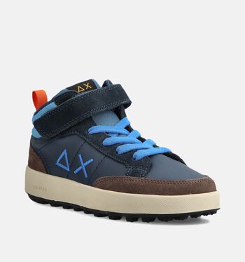 Sun68 Hoge schoenen Blauw/Groen