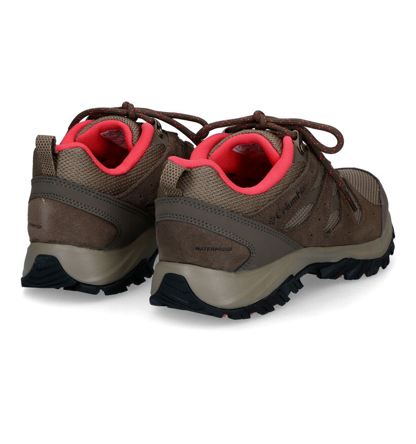 Columbia Redmond III WP Bruine Wandelschoenen voor dames (303809) - geschikt voor steunzolen