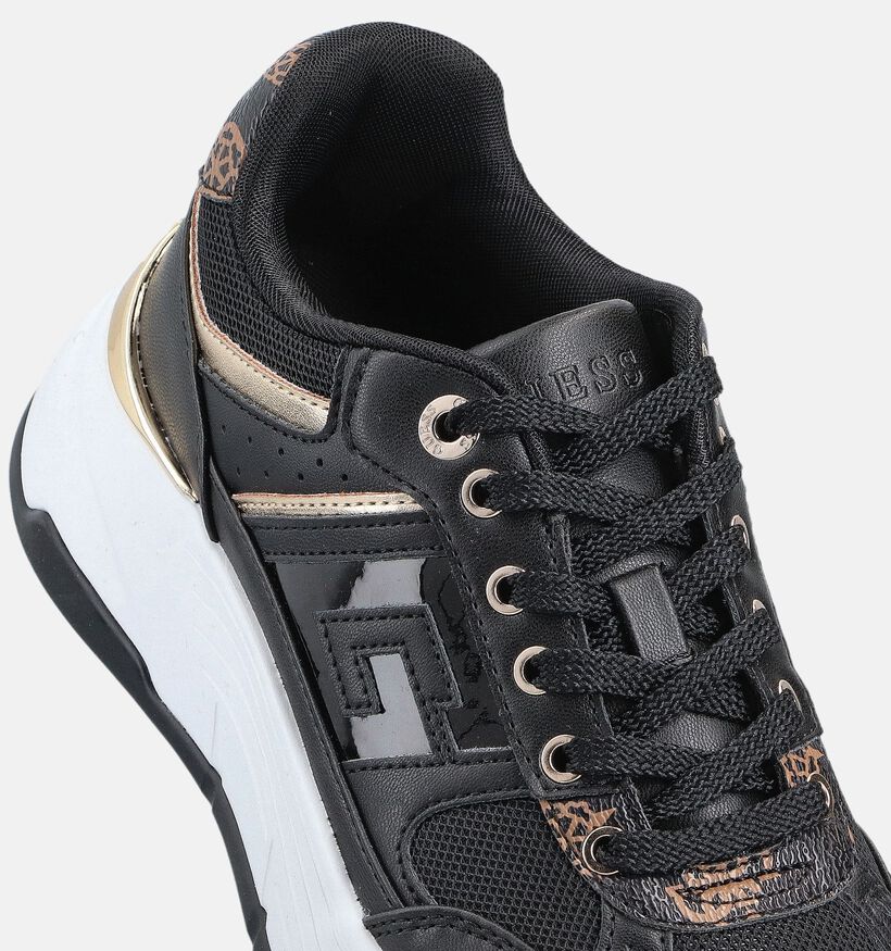 Guess Fonzi Zwarte Sneakers voor dames (359554) - geschikt voor steunzolen