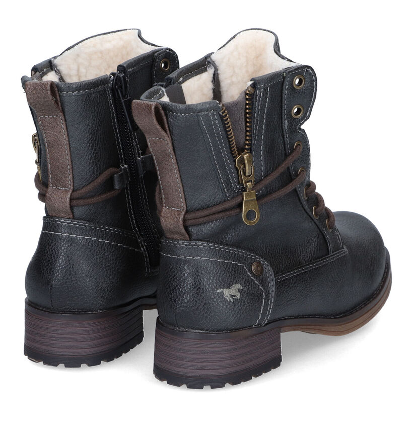 Mustang Bottines robustes en Gris pour filles (331714)