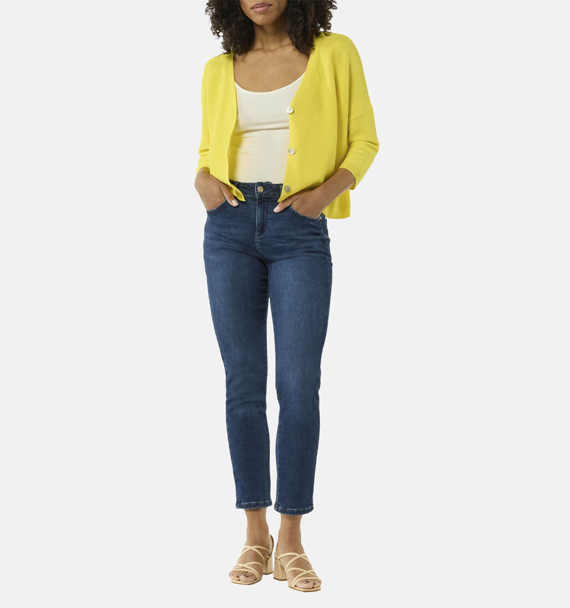 comma Cardigan en Jaune pour femmes (345067)