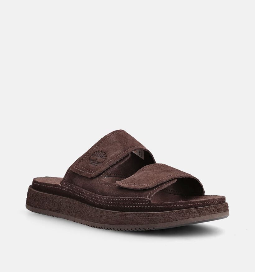 Timberland Casco Cove Nu-pieds en Brun fonc&eacute; pour hommes (369227)