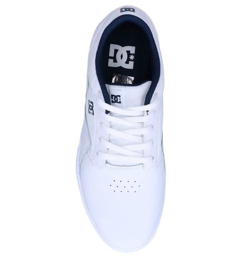 DC Shoes Barksdale Sneakers en Blanc en cuir (250821)