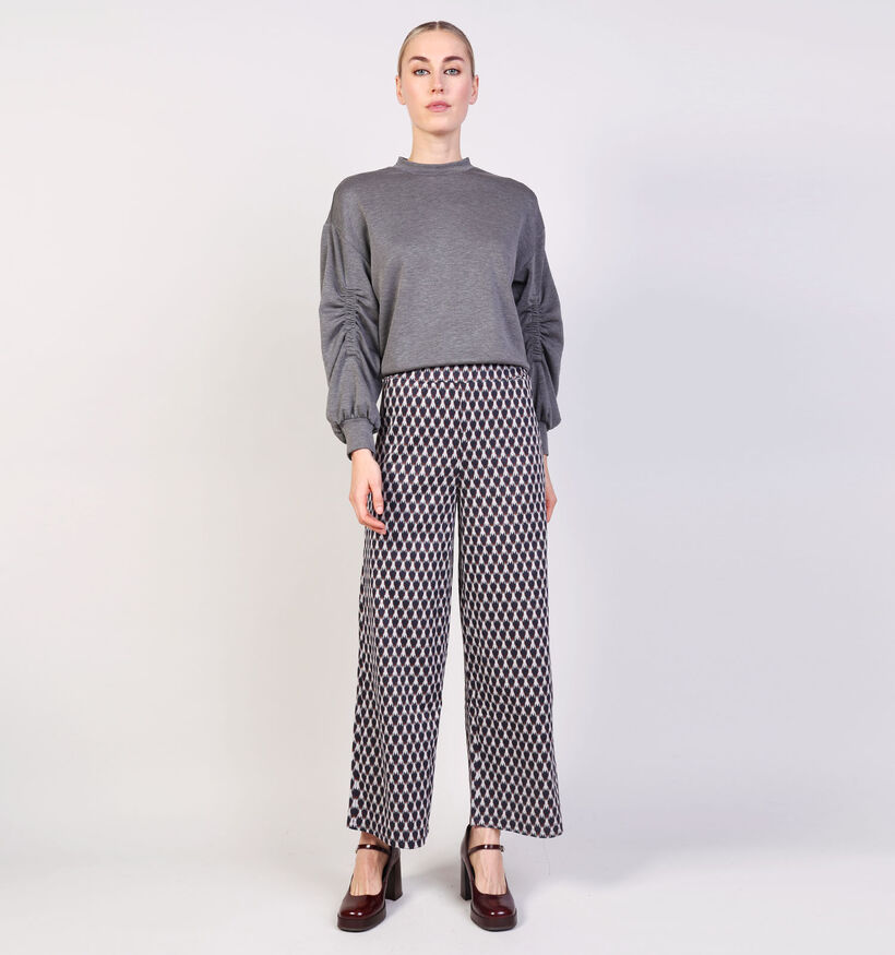 Vila Jacquard Zwarte Broek Vila Jacquard Zwarte Broek voor dames (366144)