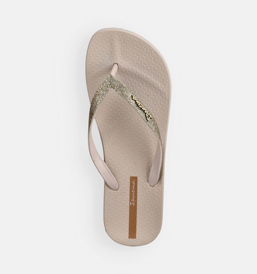 Ipanema Anatomic Lolita Tongs en Beige/Or pour femmes (372995)