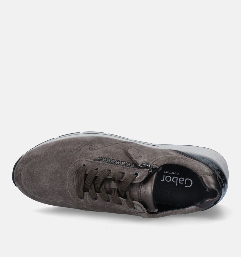 Gabor OptiFit Bruine Sneakers voor dames (331151) - geschikt voor steunzolen