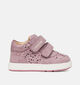 Geox Biglia Girl Baskets montantes en Rose pour filles (377729) - pour semelles orthop&eacute;diques