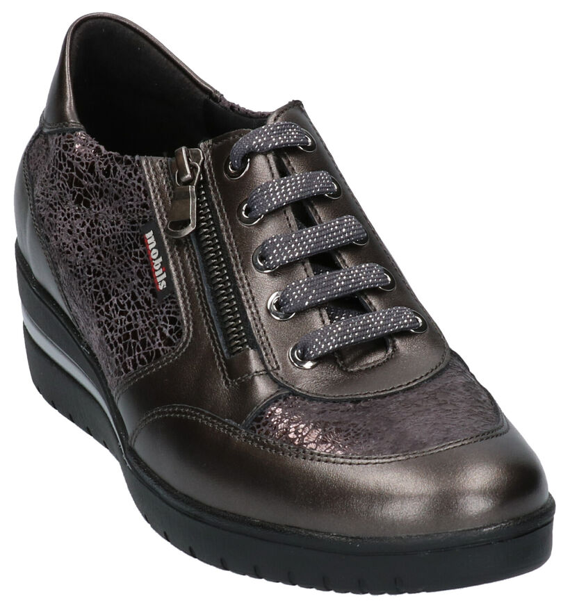 Mobils by Mephisto Patrizia Chaussures Basses en Argent en cuir (263814)