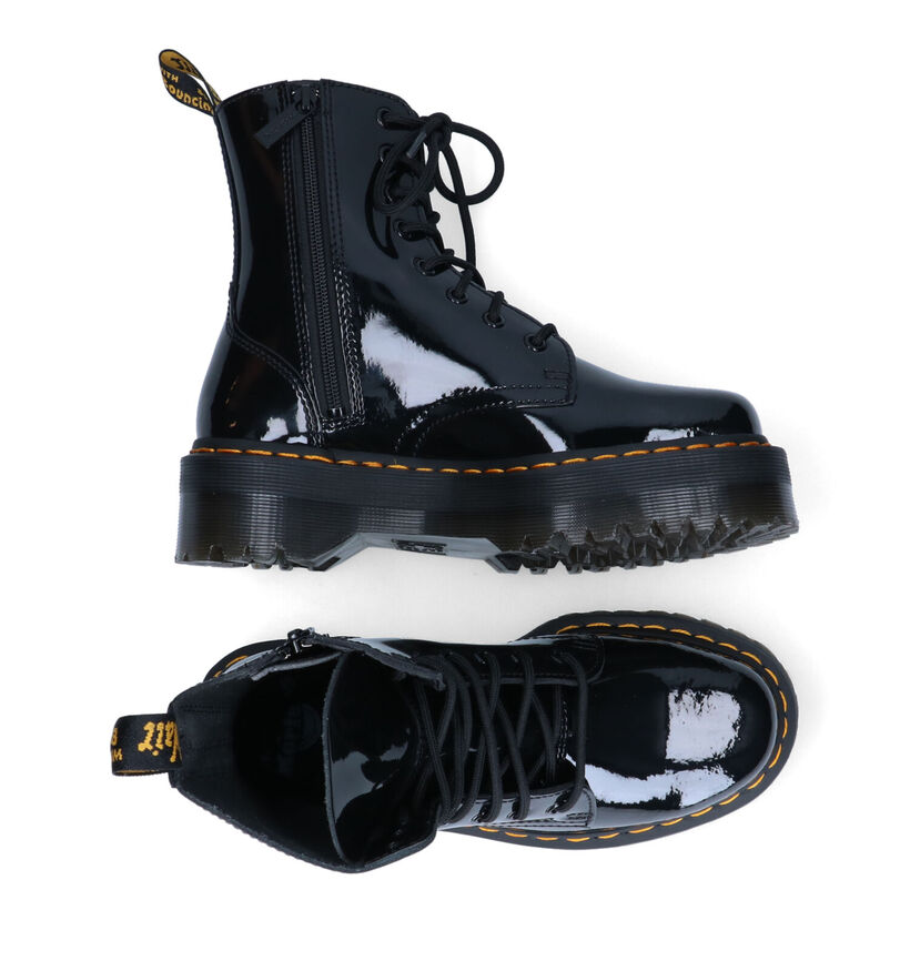 Dr. Martens Jadon Bottines en Noir en verni (312411)