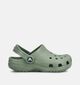 Crocs Classic Clog Nu-pieds en Vert pour filles, gar&ccedil;ons (371016)