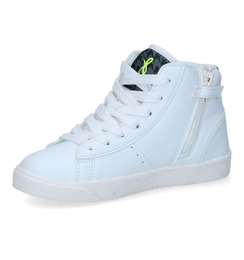 Milo & Mila Witte Hoge Sneakers voor meisjes (308579)