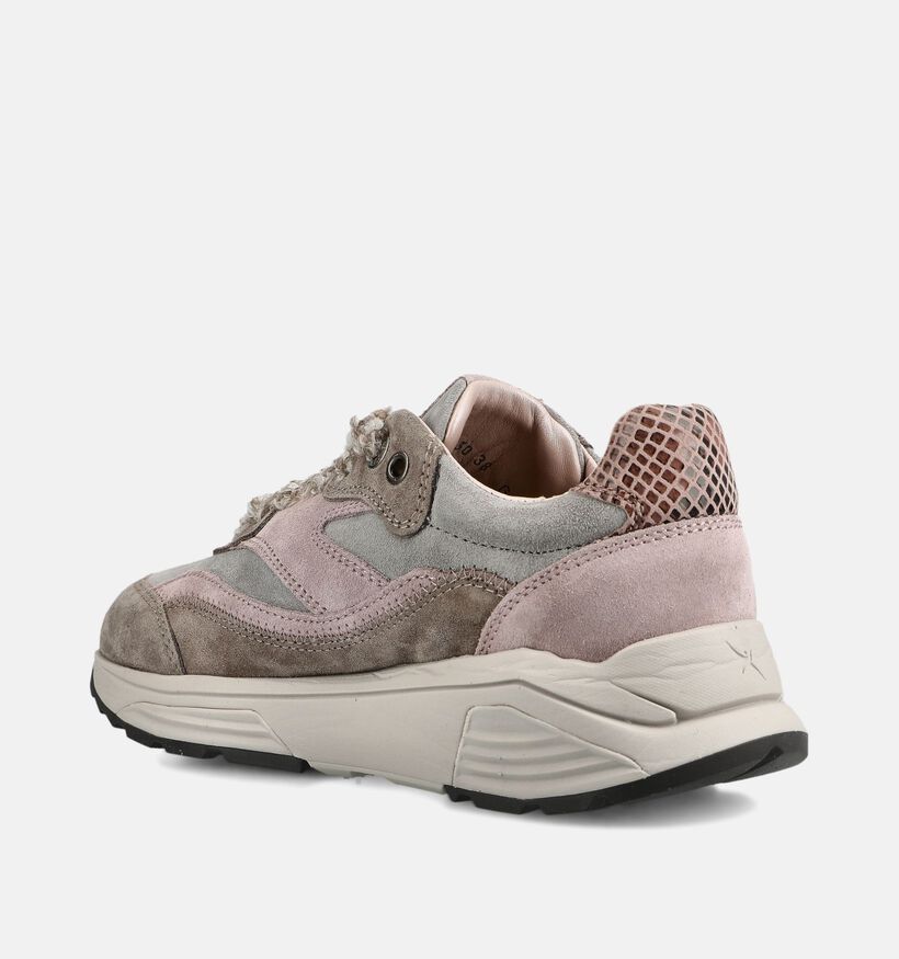 Xsensible Liberty Taupe/Multi Sneakers voor dames (379022) - geschikt voor steunzolen
