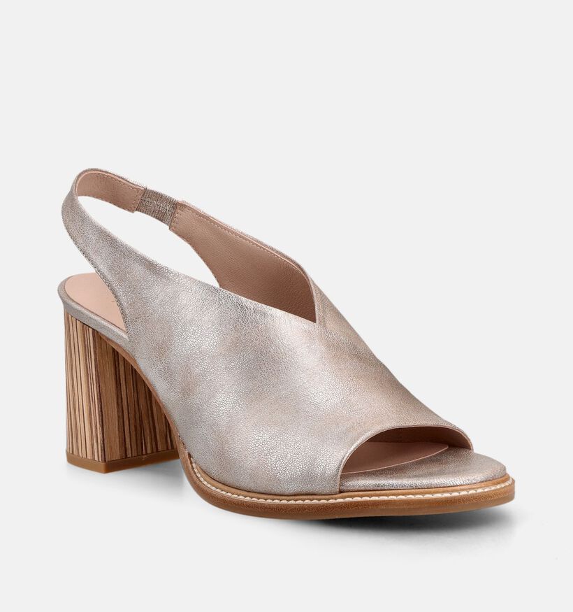 Zinda Gouden Peeptoe Pumps voor dames (373651)