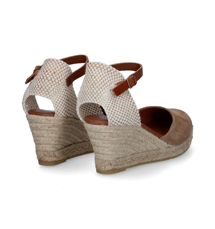 Viguera Escarpins à bride en Taupe en daim (308367)