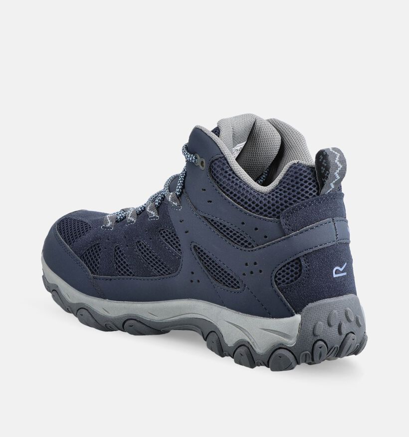 Regatta Womens Edgepoint IV Mid Chaussures de randonn&eacute;e en Bleu fonc&eacute; pour femmes (378569) - pour semelles orthop&eacute;diques