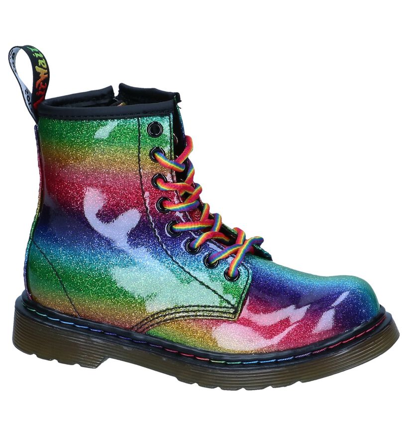 Multicolor Boots Dr. Martens Ombre Rainbow Junior in imitatieleer (238028)