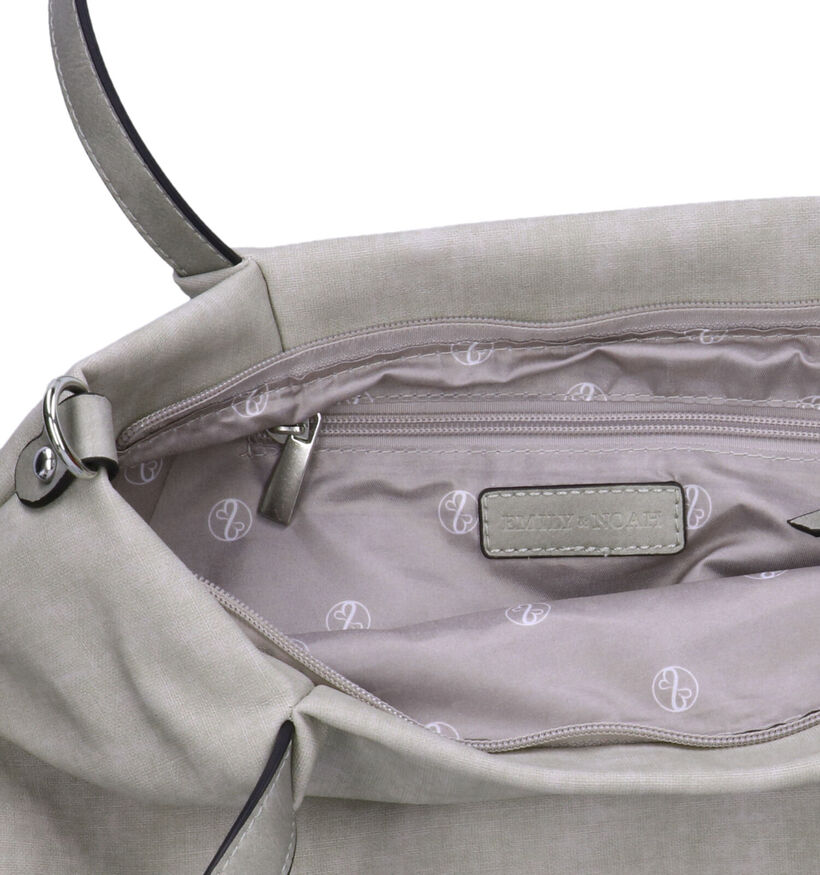 Emily & Noah Elke Blauwe Shopper tas met rits voor dames (340657)