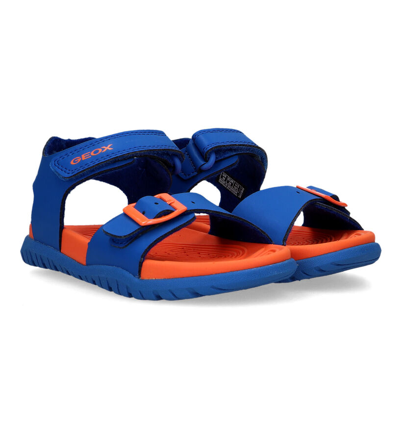 Geox Fusbetto Blauwe Sandalen voor jongens (356388)