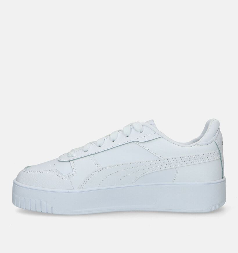 Puma Carina Street Baskets en Blanc pour femmes (326420) - pour semelles orthopédiques