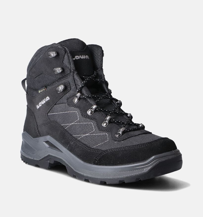LOWA Taurus Pro GTX Mid Zwarte Wandelschoenen voor heren (355733) - geschikt voor steunzolen