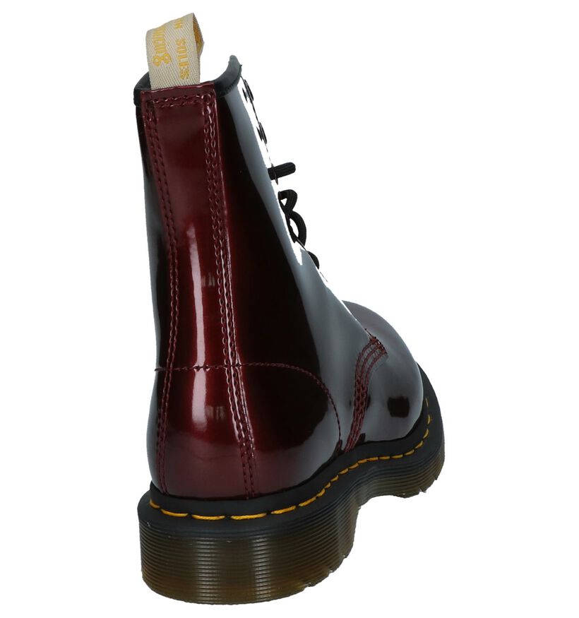 Dr. Martens Vegan Grijze Metallic Boots in kunstleer (225433)