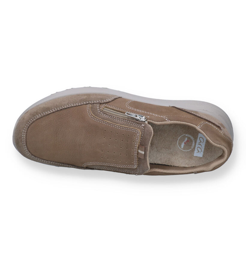 Ara Arizona Chaussures sans lacets en Taupe pour hommes (325477) - pour semelles orthopédiques