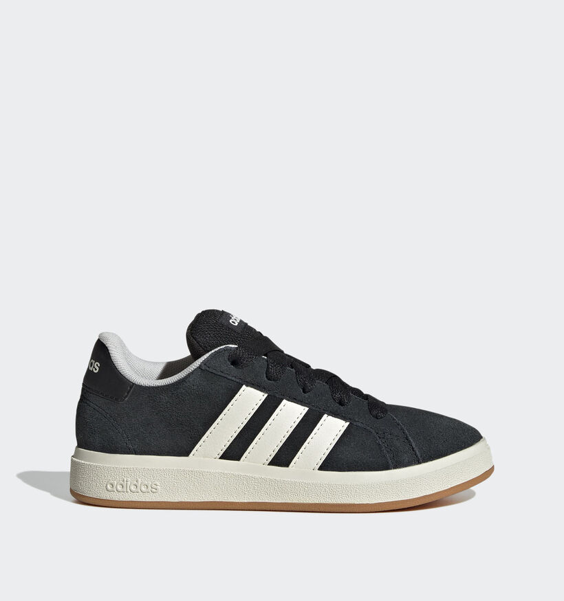 Adidas Grand Court 00s K Baskets basses en Noir pour gar&ccedil;ons (372631)