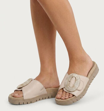 Gabor Best Fitting Slippers Beige