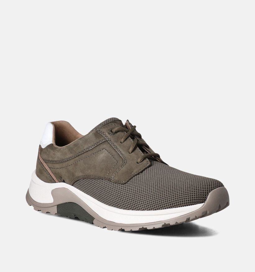 Pius Gabor Veterschoenen Kaki voor heren (354905) - geschikt voor steunzolen