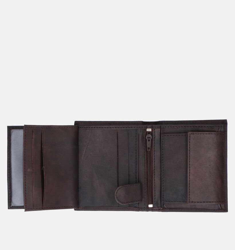 Euro-Leather Portefeuille en Noir pour hommes (353559)