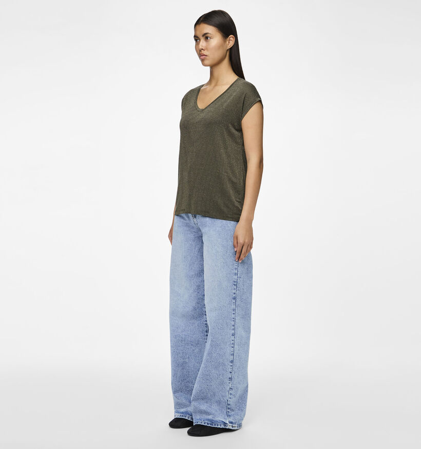 Pieces Billo Groene T-shirt voor dames (361153)