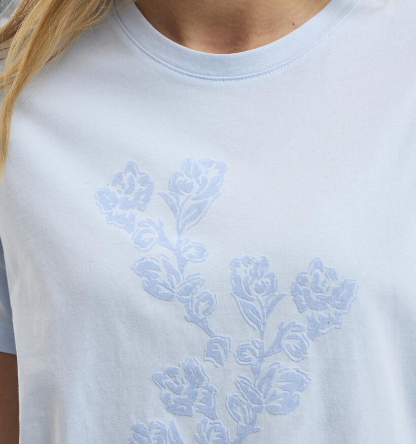 Vila Sybilla Rose Lichtblauwe T-shirt voor dames (368049)