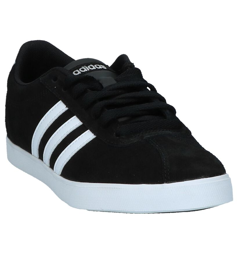 Roze Sneakers adidas Courtset in daim (237037)