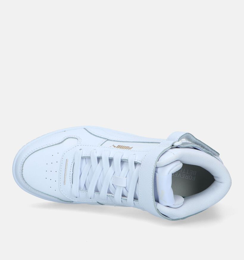 Puma Carina Street Mid Baskets en Blanc pour femmes (326419) - pour semelles orthopédiques