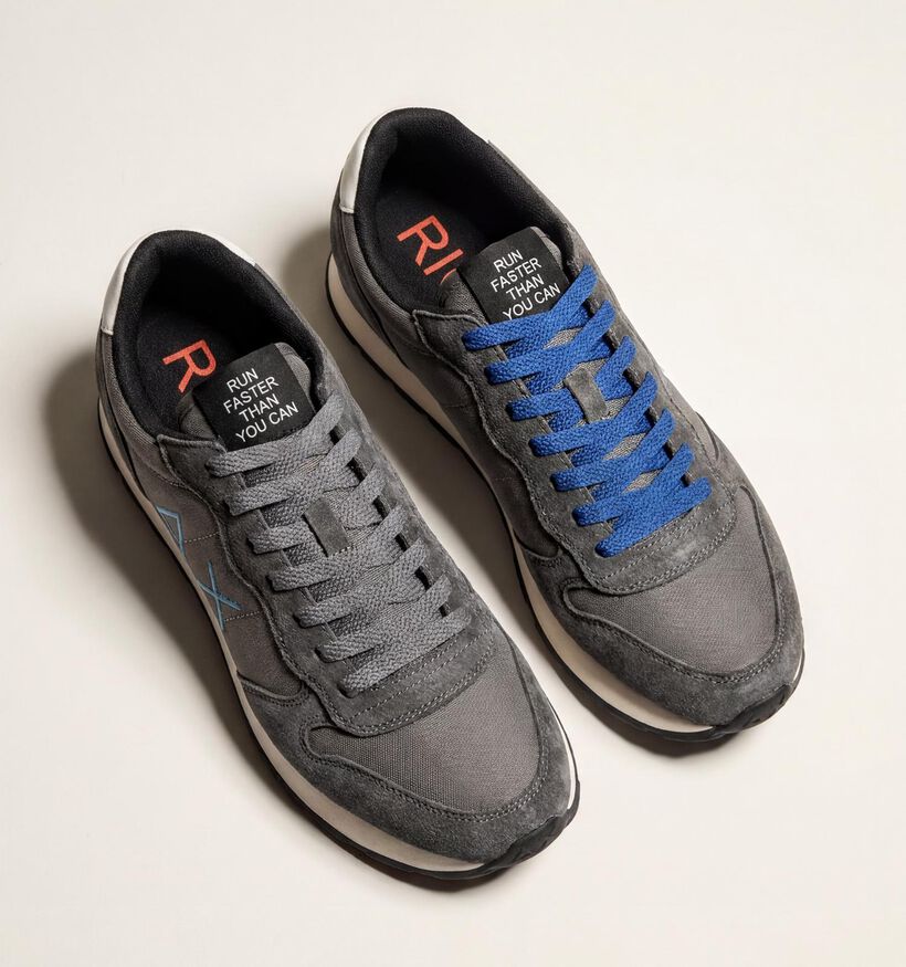 Sun68 Tom Solid Chaussures plates en Gris pour hommes (379398) - pour semelles orthop&eacute;diques